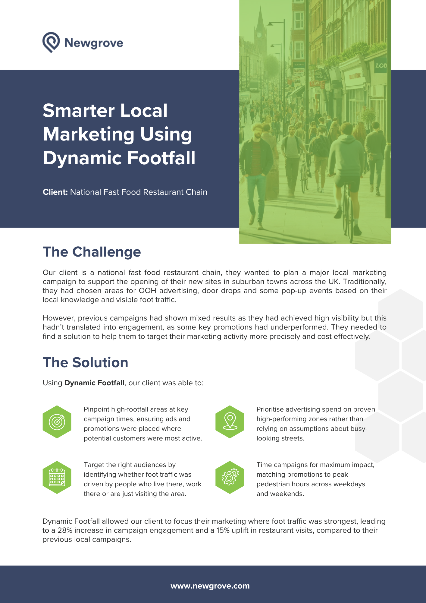 Newgrove case study restaurant chain client