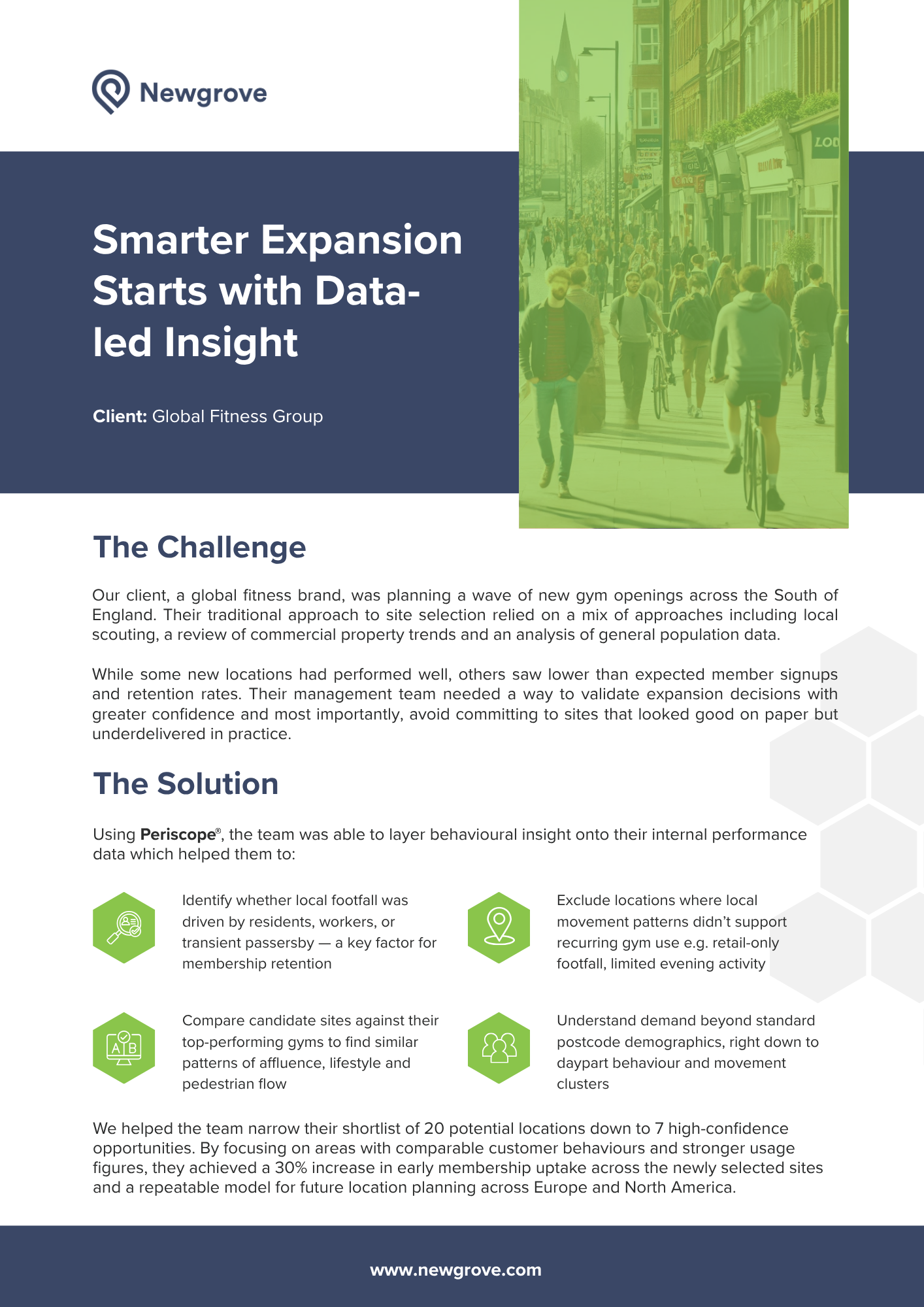 Newgrove case study global fitness client image 1